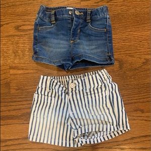 12-18m denim shorts